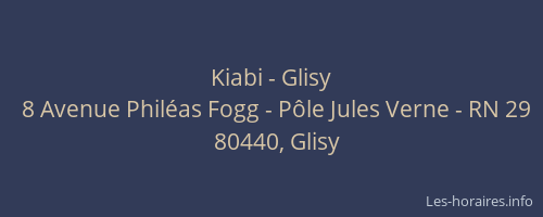 Kiabi - Glisy