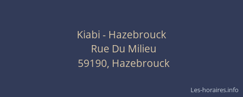 Kiabi - Hazebrouck