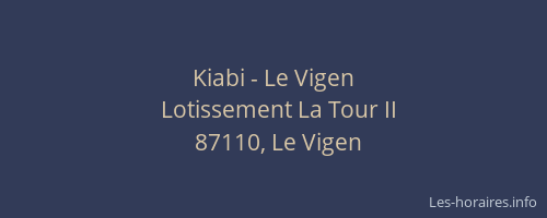 Kiabi - Le Vigen