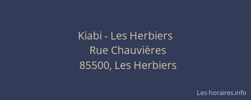 Kiabi - Les Herbiers