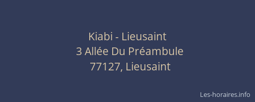 Kiabi - Lieusaint