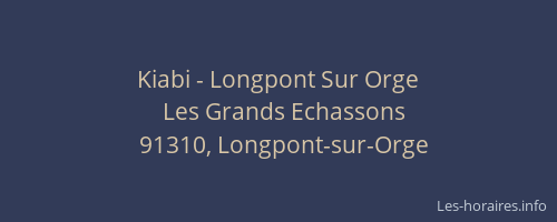 Kiabi - Longpont Sur Orge