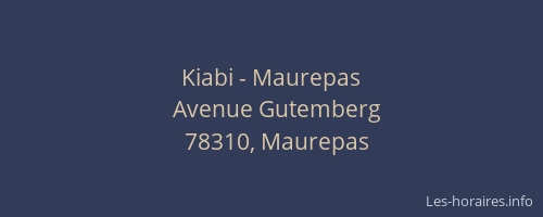Kiabi - Maurepas