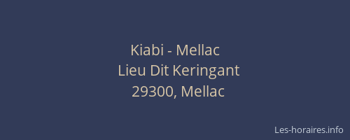 Kiabi - Mellac