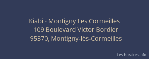 Kiabi - Montigny Les Cormeilles