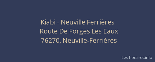 Kiabi - Neuville Ferrières