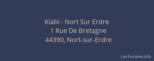 Kiabi - Nort Sur Erdre