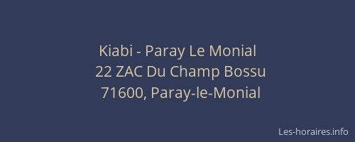 Kiabi - Paray Le Monial