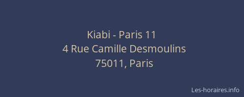 Kiabi - Paris 11