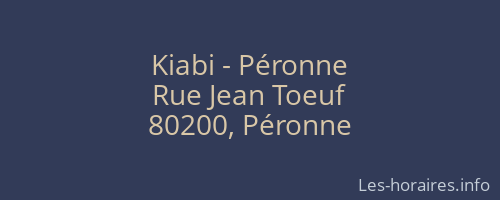 Kiabi - Péronne