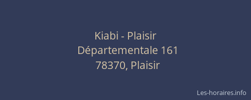 Kiabi - Plaisir