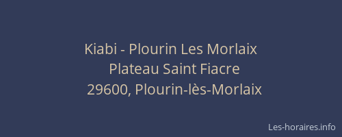 Kiabi - Plourin Les Morlaix