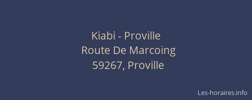 Kiabi - Proville