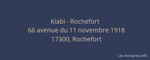 Kiabi - Rochefort