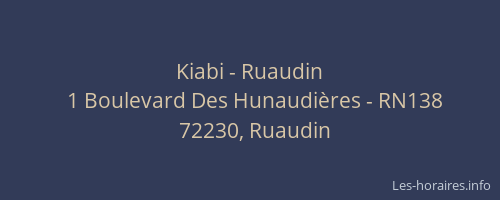 Kiabi - Ruaudin