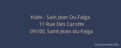 Kiabi - Sain Jean Du Falga