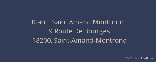 Kiabi - Saint Amand Montrond