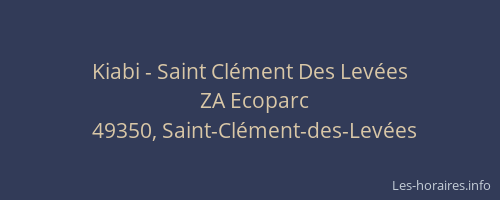 Kiabi - Saint Clément Des Levées
