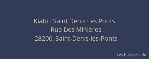 Kiabi - Saint Denis Les Ponts