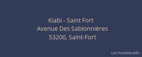 Kiabi - Saint Fort