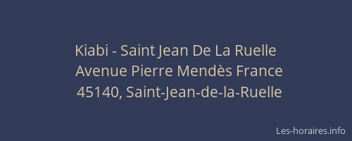 Kiabi - Saint Jean De La Ruelle
