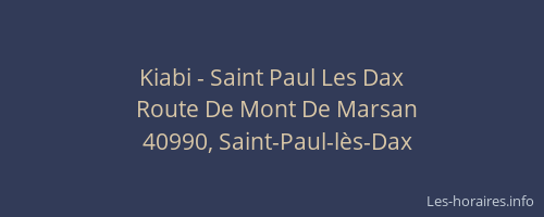 Kiabi - Saint Paul Les Dax