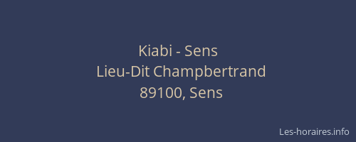 Kiabi - Sens