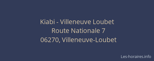 Kiabi - Villeneuve Loubet
