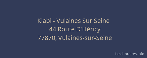 Kiabi - Vulaines Sur Seine