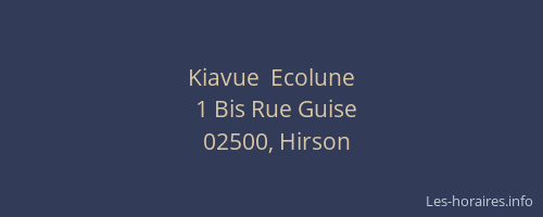 Kiavue  Ecolune