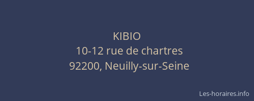 KIBIO