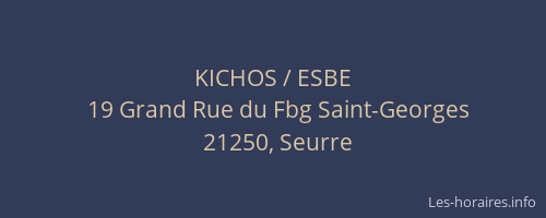 KICHOS / ESBE
