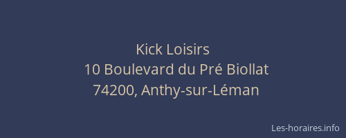 Kick Loisirs