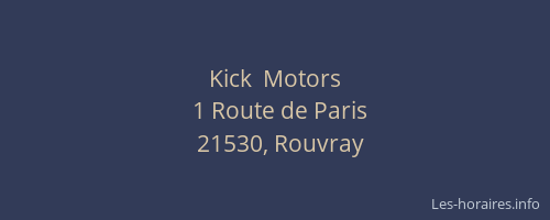 Kick  Motors