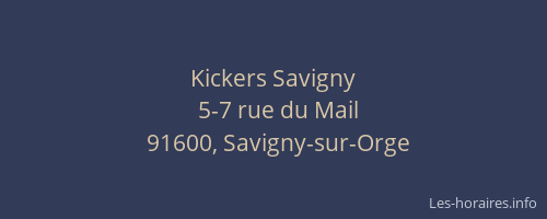 Kickers Savigny