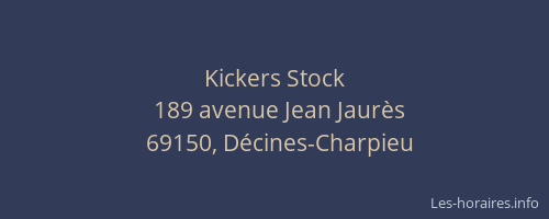 Kickers Stock