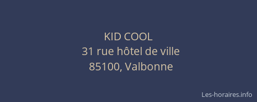 KID COOL