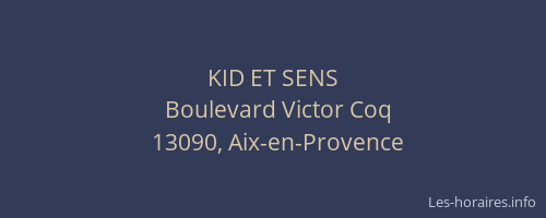 KID ET SENS