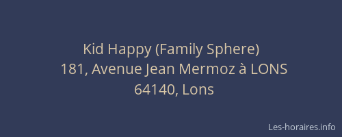 Kid Happy (Family Sphere)