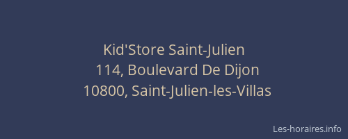 Kid'Store Saint-Julien