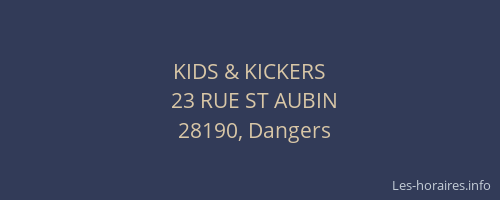KIDS & KICKERS