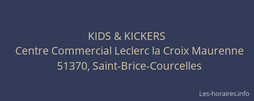 KIDS & KICKERS