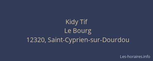 Kidy Tif