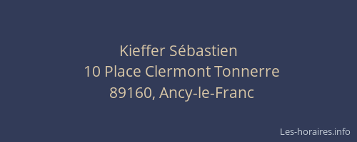 Kieffer S&eacute;bastien