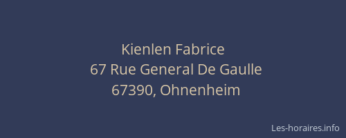 Kienlen Fabrice