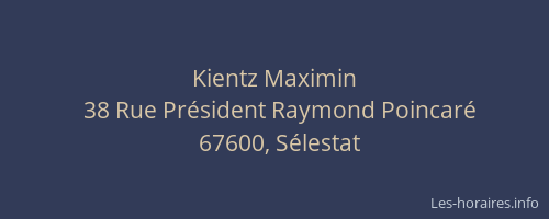 Kientz Maximin