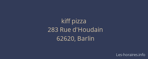 kiff pizza