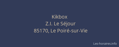 Kikbox