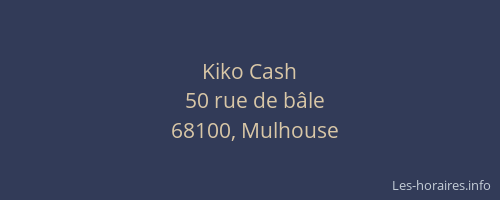 Kiko Cash
