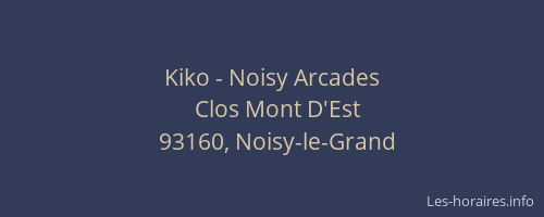 Kiko - Noisy Arcades